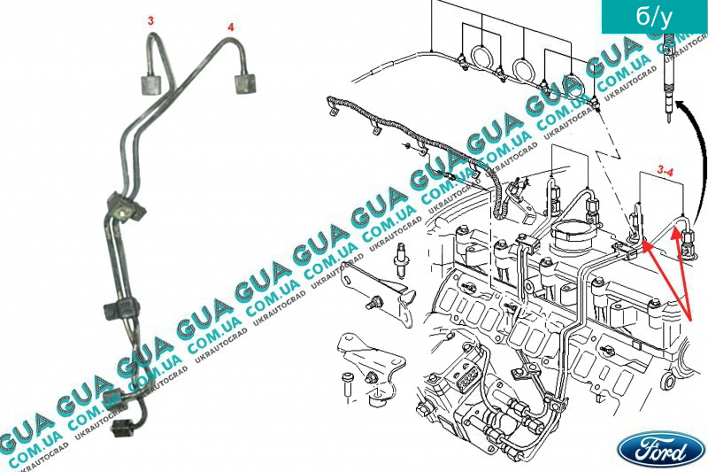 Форд транзит топливная система дизель схема