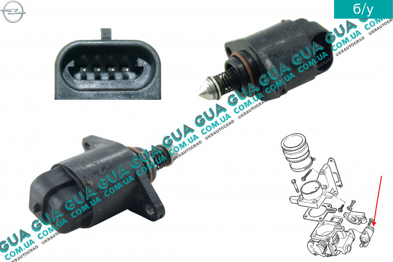 датчик холостого хода опель корса д