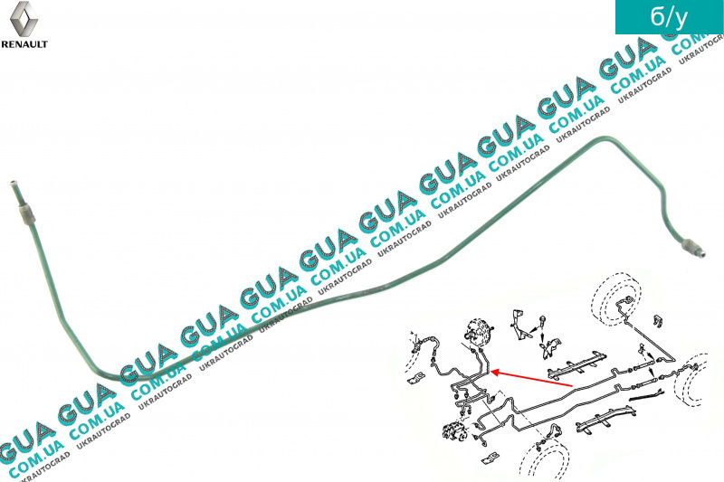 Схема тормозных трубок рено лагуна 1 - 80 фото