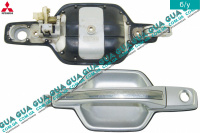 Ручка передней левой двери наружная Mitsubishi / МИТСУБИСИ PAJERO III 2000-2006 / ПАДЖЕРО 3 00-06 2.5TD 4WD (2477 куб.см.)