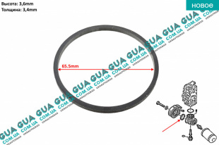 Прокладка масляного радиатора ( масляного охладителя / теплообменника / корпуса масляного фильтра )   