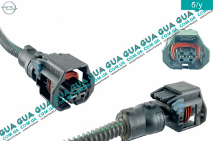 Фишка / разьем Клапана ТНВД / Датчика  температуры отработанных газов    