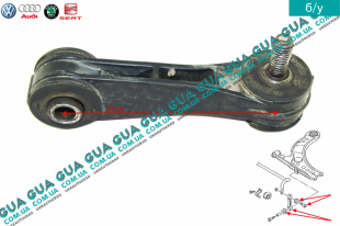 Стойка / тяга стабилизатора передняя ( пластик ) Seat / СЕАТ TOLEDO II 1999-2006 2.3 V5 20V (2324 куб.см.)