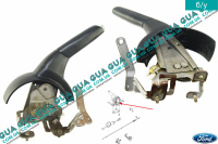 Рычаг ручного тормоза ( ручка ручника ) Ford / ФОРД MONDEO III 2001-2007 / МОНДЕО 3 2.5 V6 24V (2495 куб.см.)