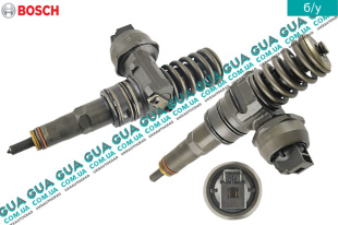 Форсунка дизельная электронная насос ( насос - форсунка ) Seat / СЕАТ ALTEA 2004- 1.9TDI (1896 куб.см.)