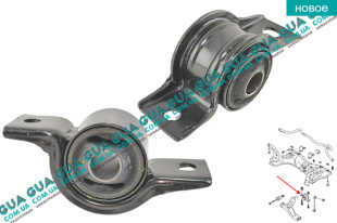 Cайлентблок / кронштейн переднего рычага задний ( втулка  1 шт. )  Ford / ФОРД CONNECT 2002-2013 / КОННЕКТ 02-13 1.6 EcoBoost (1596 куб. см.)