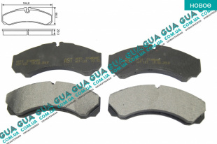 Тормозные колодки передние / задние ( спарка )   