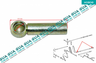 Кулиса / наконечник штока ( тяги ) переключения передач DB 609   