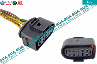 Фишка / разъем фары передней правая / левая   