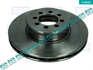 Тормозной диск вентилируемый передний   