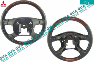 Руль под AirBag ( рулевое колесо ) Mitsubishi / МИТСУБИСИ PAJERO III 2000-2006 / ПАДЖЕРО 3 00-06 2.5TD 4WD (2477 куб.см.)