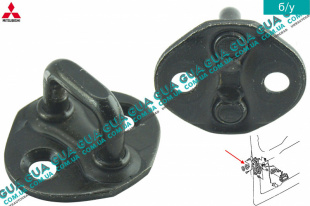 Скоба замка двери ( фиксатор / зацеп / петля багажника )   