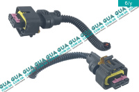 Фишка / розьем з проводами / штекер провод датчика давления наддува воздуха Мапсенсора 3 контакта