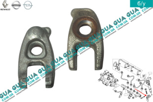 Бугель крепления форсунки ( зажим / держатель / скоба SIEMENS ) )  1шт.   