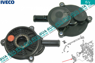 Сепаратор масла ( Сапун / Клапан картерных газов )   