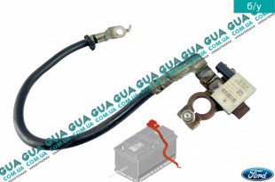 Клемма аккумулятора минусовая  Ford / ФОРД C-MAX II / С-МАКС 2 1.6 Ti (1596 куб. см.)
