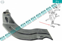 Воздуховод отопителя / печки салона левый ( в пол )