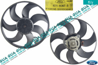 Вентилятор основного радиатора с моторчиком D380 лопастей 7