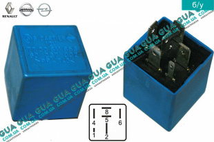 Реле, рабочий ток   