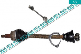 Полуось левая 28 ( привод в зборе с шрусами до 2006 без ABS )   