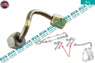 Трубка топливной системы ( от форсунки до рейки )   