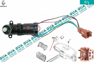Датчик внутренней температуры салона ( для климат-контроля )   