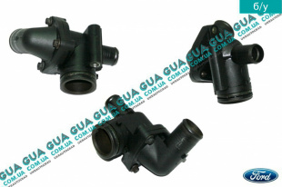 Корпус термостата / термостат / Фланец охлаждающей жидкости   