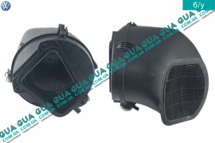 Корпус воздушного фильтра ( воздухозаборник печки )   