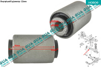 Сайлентблок рычага ( под пружину ) заднего нижний ( внутренний 1 шт ) Volvo / ВОЛЬВО S40 II 2.0 (1948 куб.см.)