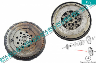 Маховик сцепления демпферный ( w639 )   