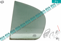 Стекло двери задней левой ( форточка ) Nissan / НИССАН ALMERA N16 / АЛЬМЭРА Н16 2.2 DCI ( 2184 куб.см.)