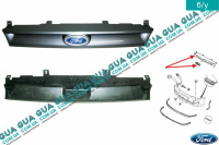 Решетка радиатора Ford / ФОРД ESCORT 1992-1995 / ЭСКОРТ 92-95 1.3 (1299 куб. см.)