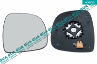 Вкладыш зеркала заднего вида правый без подогрева