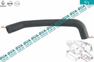 Патрубок интеркулера от турбины к радиатору   