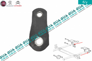 Кронштейн крепления задней рессоры ( серьга )    