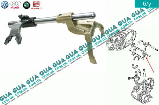 Вилка включения  5 -  задней передачи 5-ти ступенчатой ( механической коробки переключения передач )   