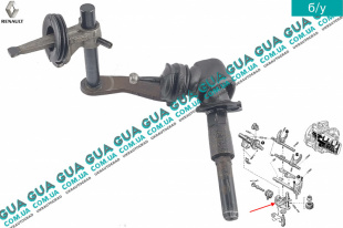 Механизм выбора / преключения коробки передачи КПП ( тяга / шток )   