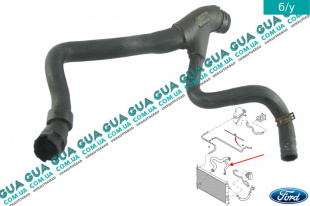 Патрубок / шланг радиатора нижний   