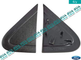 Молдинг ( листва ) декоративная накладка зеркала левая наружная / треугольник   