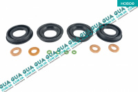 Ремкомплект шайб / уплотнительных елементов топливной форсунки ( сальник / кольцо / шайба )