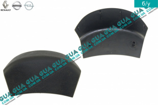 Накладка декоративная / заглушка руля / крышка без AirBag   