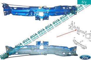 Установочная передняя панель ( окуляр / телевизор / верхняя балка передней панели ) Ford / ФОРД TRANSIT 2006- / ТРАНЗИТ 06- 2.3 V16 (2295 куб.см.)