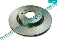 Тормозной диск вентилируемый передний  ( без ABS )