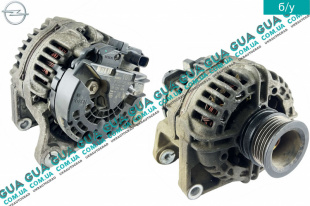 Генератор 120A Opel / ОПЕЛЬ ASTRA H 2004-2014 / АСТРА 04-14 1.4 (1364 куб.см.)