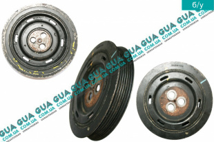 Шкив коленвала 6 ручейков ( Шкив коленчатого вала )   