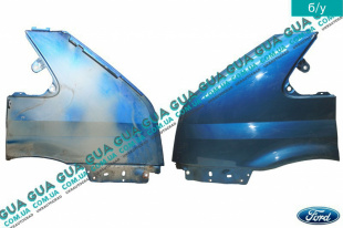 Крыло переднее левое Ford / ФОРД TRANSIT 2006- / ТРАНЗИТ 06- 2.2TDCI (2198 куб.см.)
