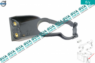 Кронштейн  патрубка / трубки интеркулера Volvo / ВОЛЬВО S40 2000-2003 1.9DI (1870 куб.см.)