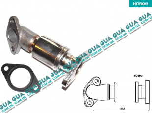 Гофра / трубка клапана рециркуляции ЕГР / EGR   
