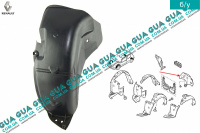 Подкрылок / защита арок ( задний левый ) Renault / РЕНО CLIO II / КЛИО 2 1.9DTI (1870 куб.см.)