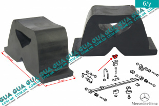 Отбойник задней рессоры / буфер /   